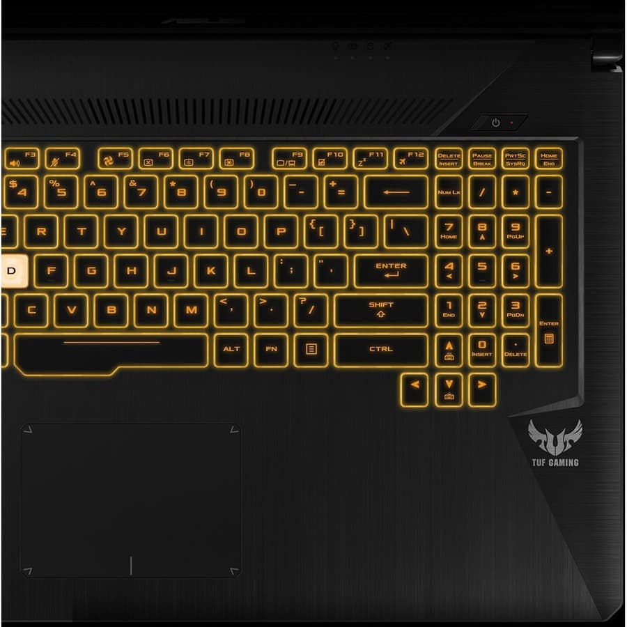 ASUS TUF FX705DT-ES53 17.3-inch laptop with Ryzen 5 processor and backlit keyboard