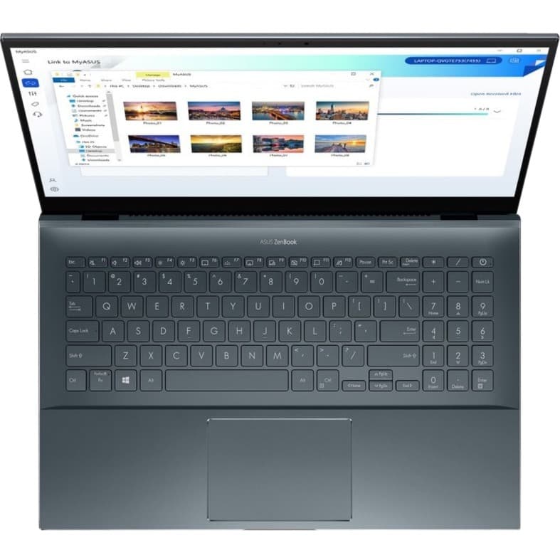 ASUS Zenbook Pro 15.6-inch laptop with Ryzen 7 5800H processor and premium OLED display