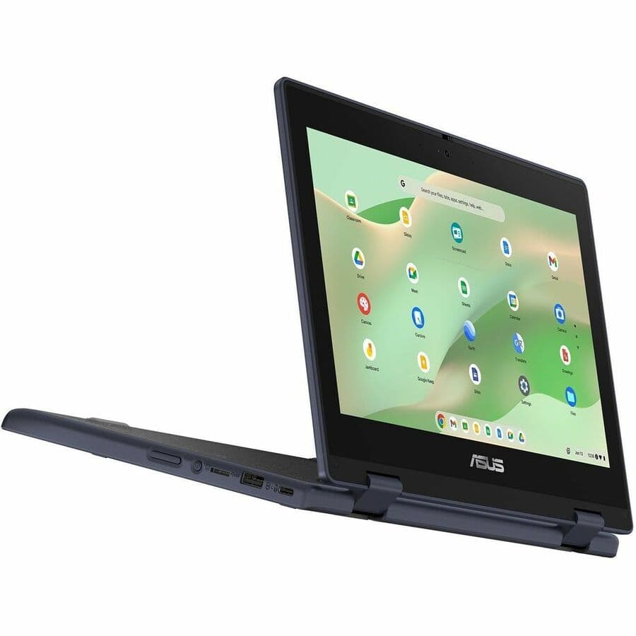 ASUS Chromebook CR1104FGA-YZ84T in grey with 11.6-inch HD touchscreen