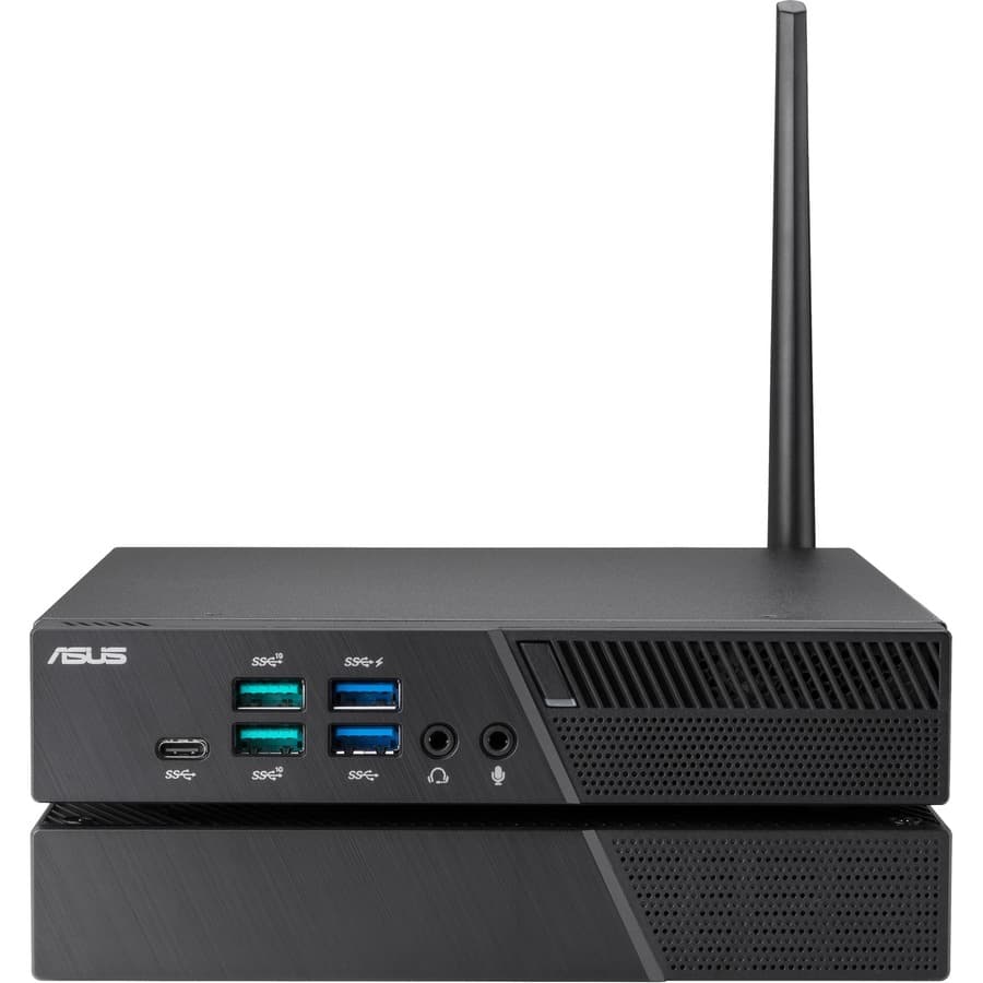 ASUS PB60 mini PC with Intel Core i5, 8 GB RAM, 512 GB SSD, and Windows 10 Pro