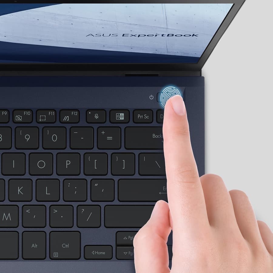 ASUS ExpertBook B1 B1400 14-inch business notebook with Intel Core i7, 16 GB RAM, and 512 GB SSD