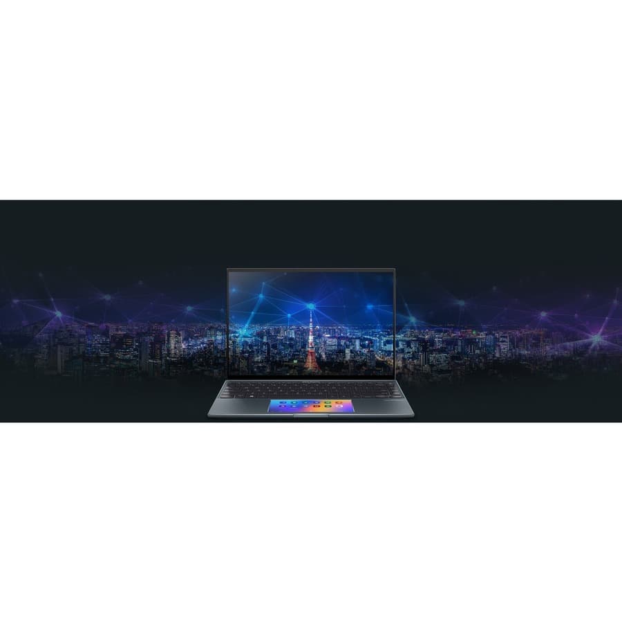 ASUS ZenBook 14-inch laptop with Intel Core i7-1165G7 processor in a compact premium chassis