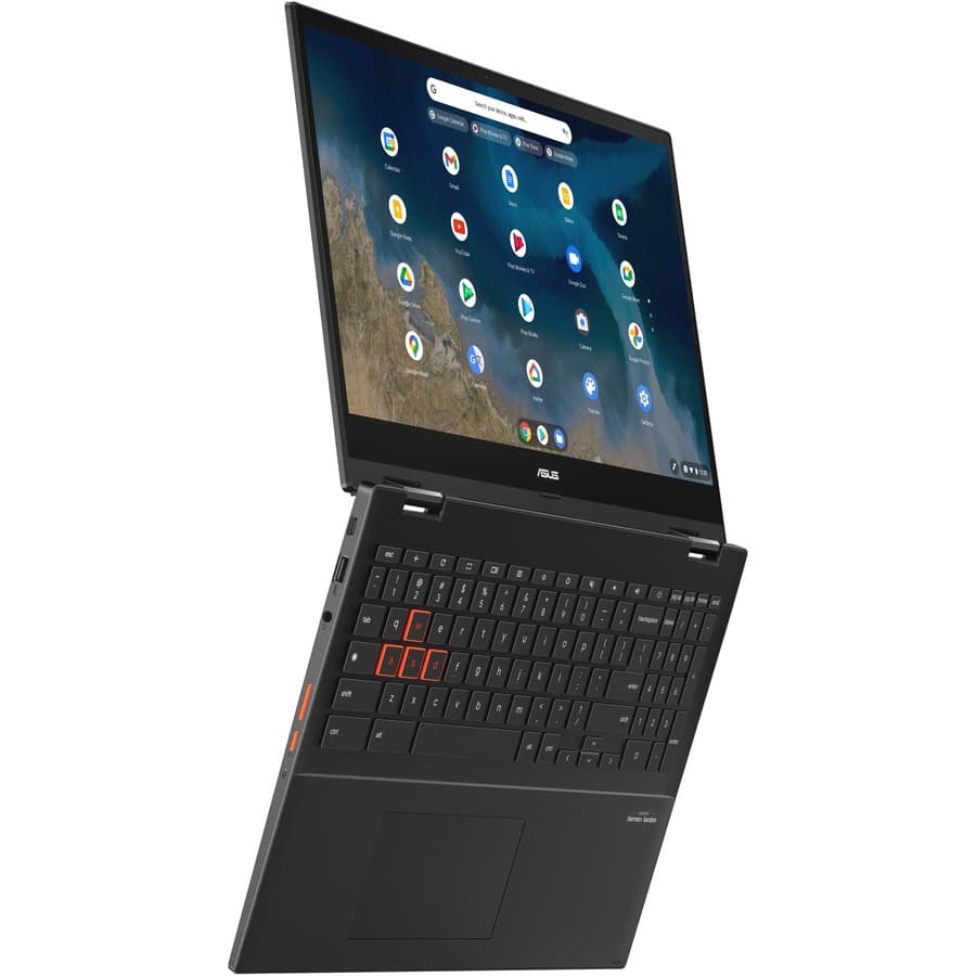 ASUS Chromebook with 15.6-inch Full HD display, AMD Ryzen 5 3500C processor, and Radeon graphics