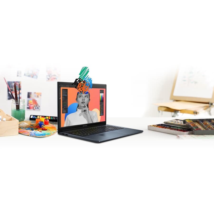 ASUS 15.6 inch laptop with Ryzen 9 processor, 32 GB RAM, and 1 TB SSD