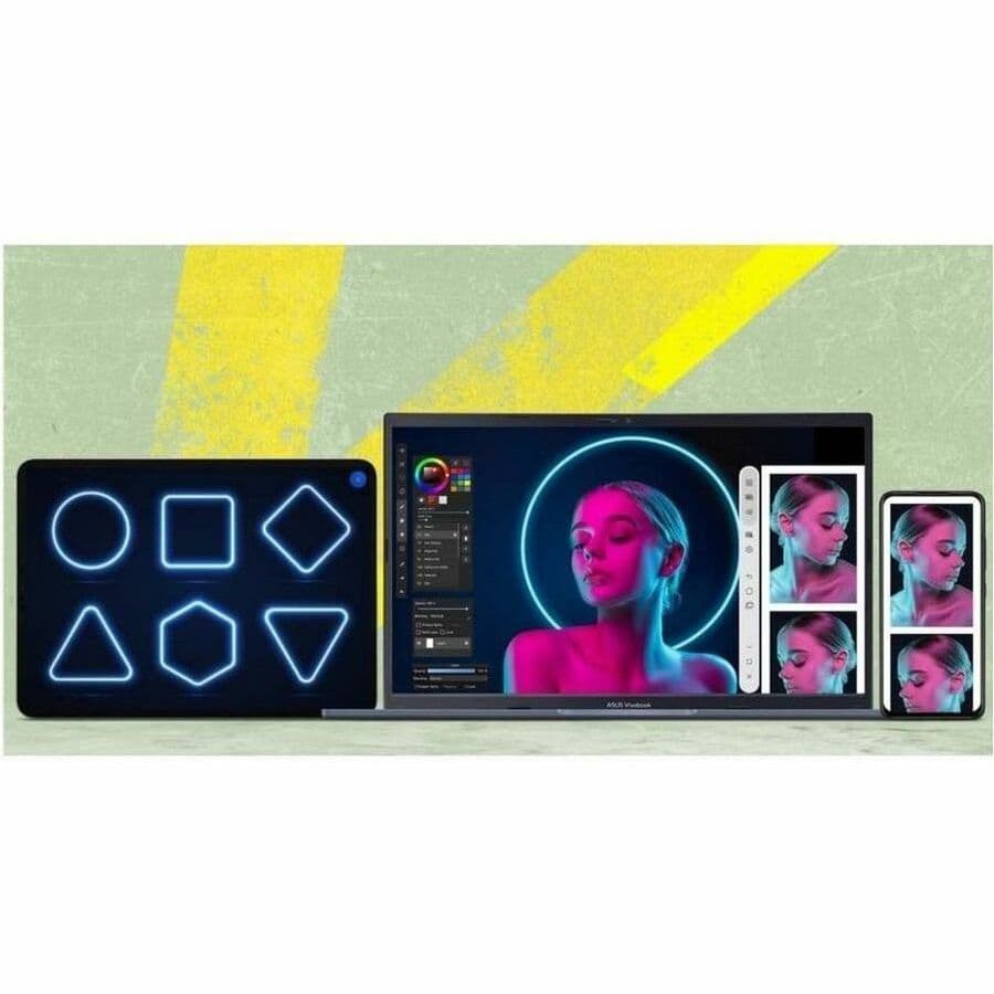 ASUS Vivobook 16 laptop with AMD Ryzen 5 7530U, 16 GB memory, and 512 GB SSD