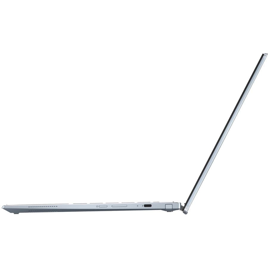 ASUS Chromebook Plus Enterprise 14-inch laptop with Intel Core Ultra 5, WQXGA display, and silver chassis