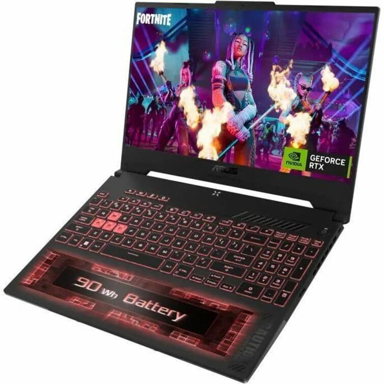 ASUS TUF Gaming A15 15.6-inch gaming laptop with Ryzen 7-class processor and discrete NVIDIA graphics