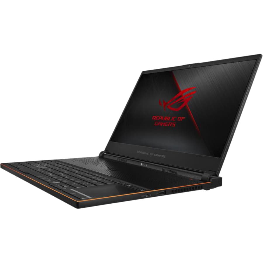 ASUS ROG Zephyrus GX531GX-XS74 metallic black gaming laptop with 15.6-inch Full HD 144 Hz display