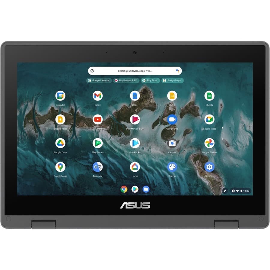 ASUS Chromebook CR1100CKA-YZ182 in grey with 11.6-inch HD non-touch display