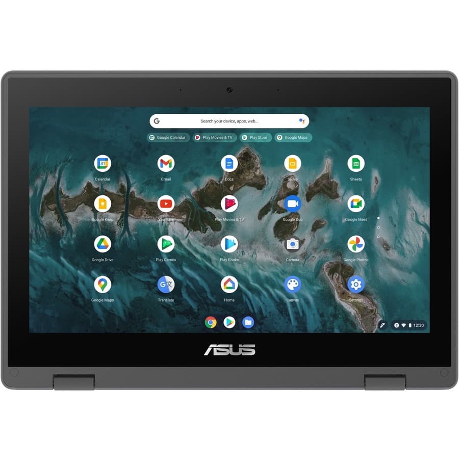 ASUS Chromebook Flip CR1100FKA-YZ182T in grey with 11.6-inch HD touchscreen
