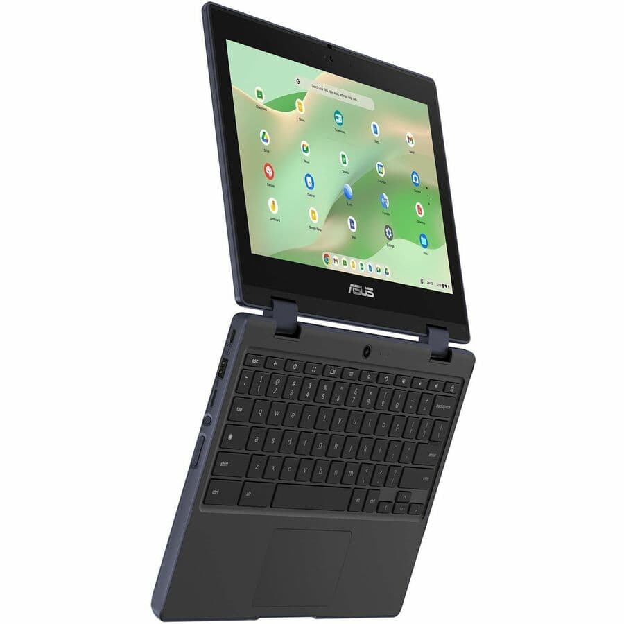 ASUS Chromebook CR1104FGA-YZ84T in grey with 11.6-inch HD touchscreen