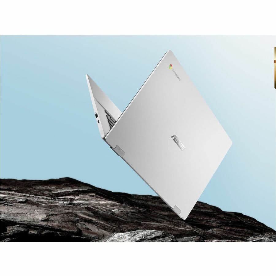 ASUS Chromebook CX1500CKA-SS48F grey laptop with 15.6-inch Full HD non-touch display