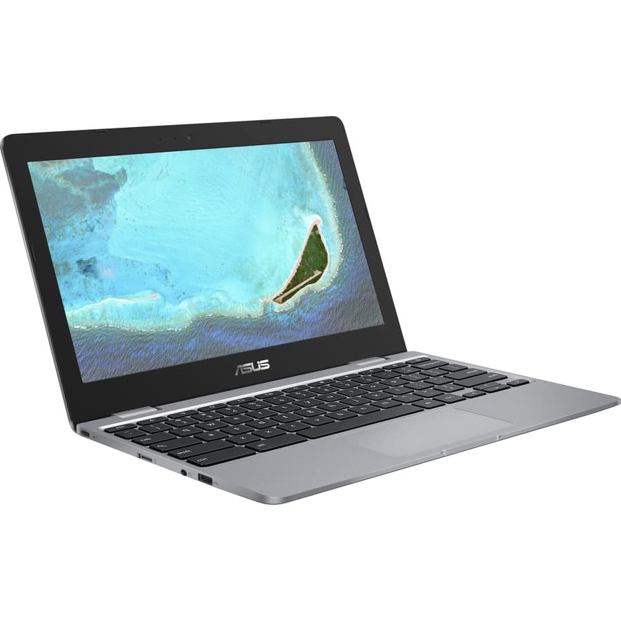 ASUS Chromebook C223NA-DH02 with 11.6-inch display, Intel Celeron N3350, and ChromeOS