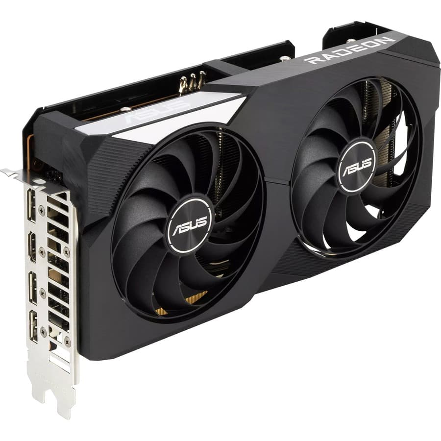 ASUS - AMD ASUS DUAL AMD RADEON RX 6600 8GB GDDR6 AMD RDNA 2 PCIE 4.0 view 4