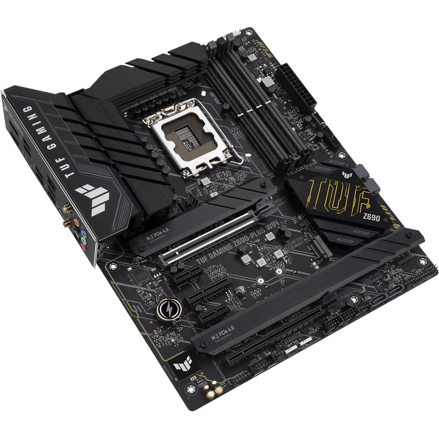 ASUS TUF GAMING Z690-PLUS WIFI ATX motherboard for Intel builds with DDR5 and WiFi 6