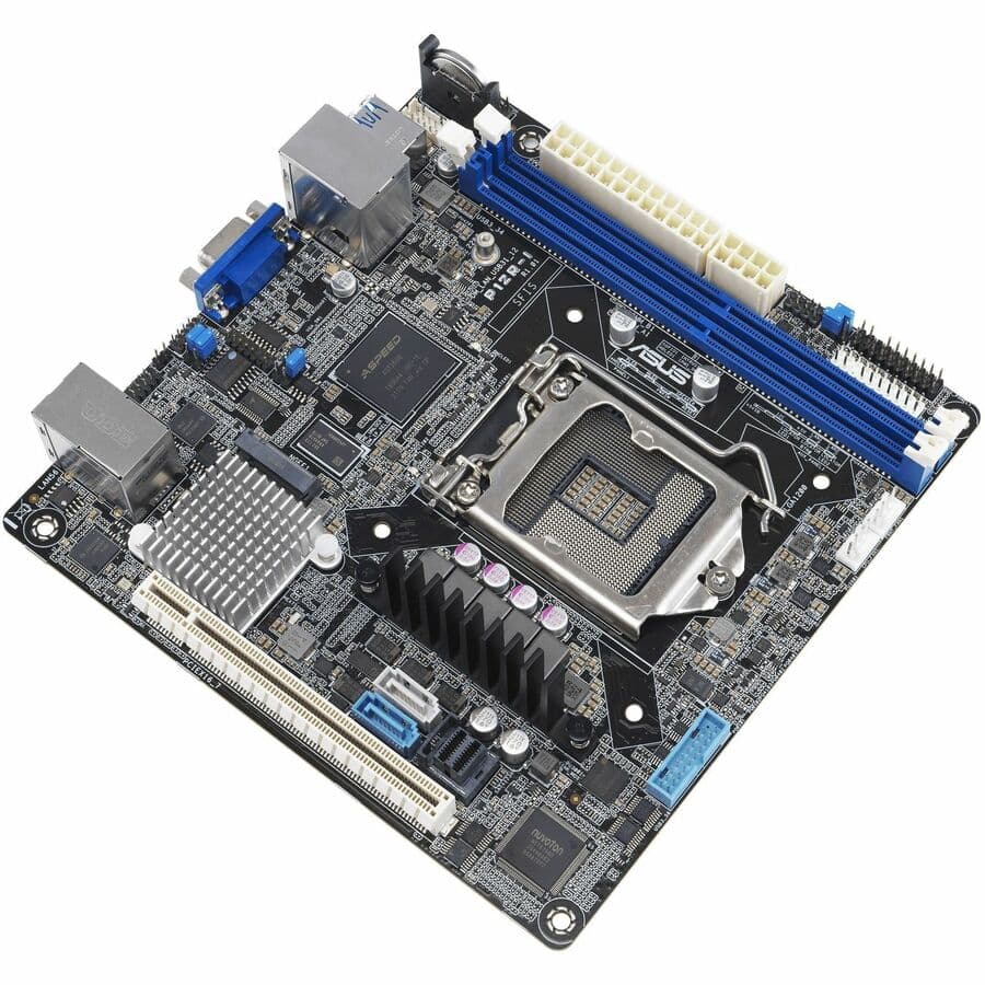 ASUS P12R-I Intel Xeon E-2300 Mini ITX rack-optimized motherboard