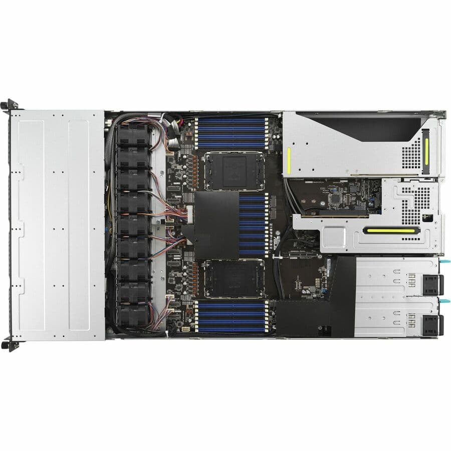 ASUS RS700-E11-RS4U-16W10 1U rack server with 32 DIMM support and 4 NVMe bays