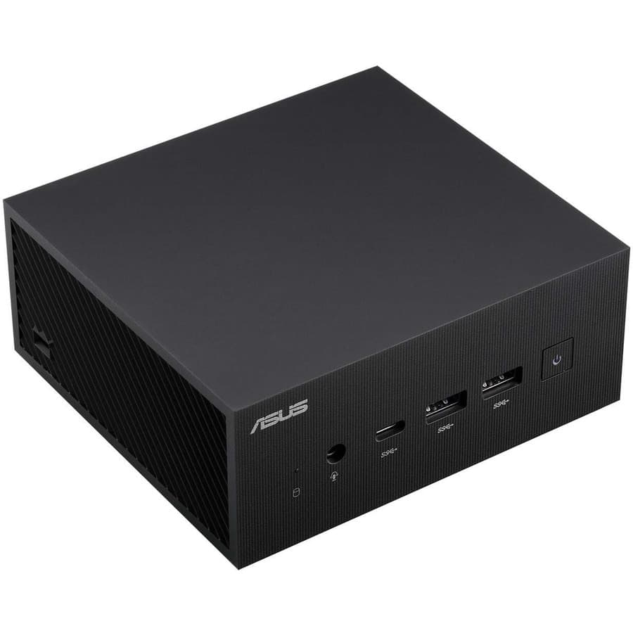ASUS ExpertCenter PN53 mini PC with AMD Ryzen 7 6800H, 8 GB RAM, 256 GB SSD, and dual HDMI support
