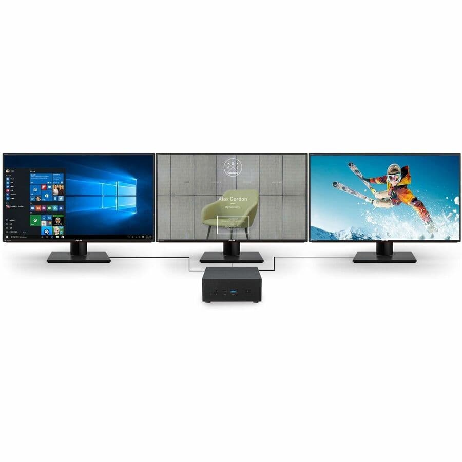 ASUS ultra-compact mini PC with 11th Gen Intel Core i7-1135G7 and Intel Iris Xe graphics