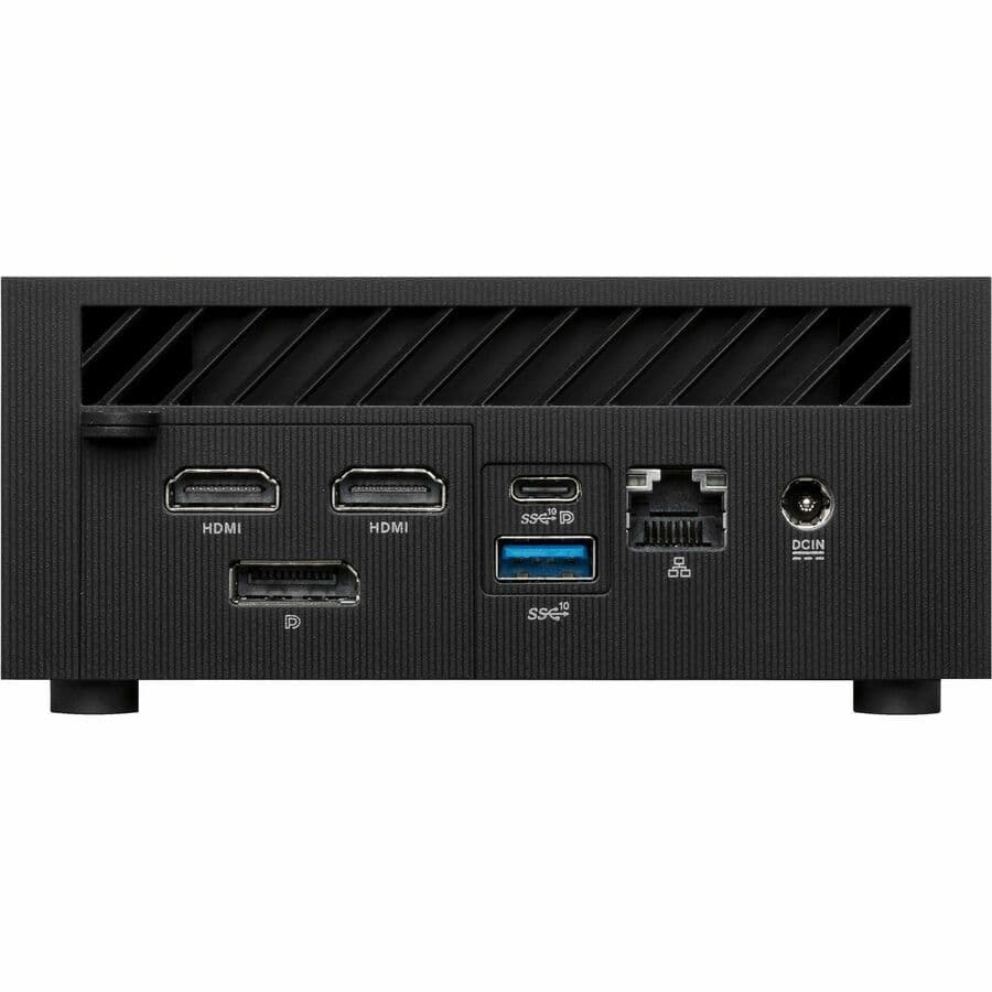 ASUS ExpertCenter PN64 barebones mini PC with Intel Core i7-13700H and dual HDMI outputs