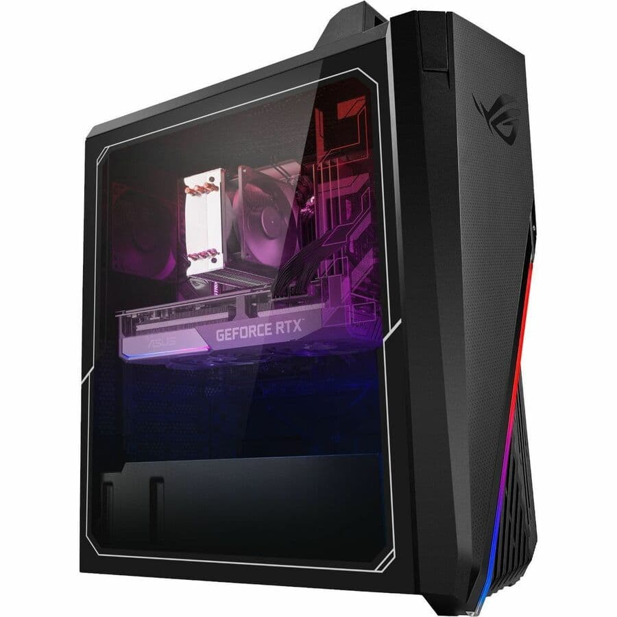 ASUS ROG Strix G15 Star Black 29L tower desktop with Ryzen 7 7700X and RTX 4070
