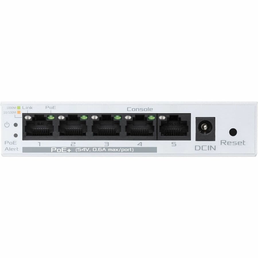 ASUS ExpertWiFi EBP15 5-port Gigabit smart managed PoE+ switch with 4 PoE+ ports