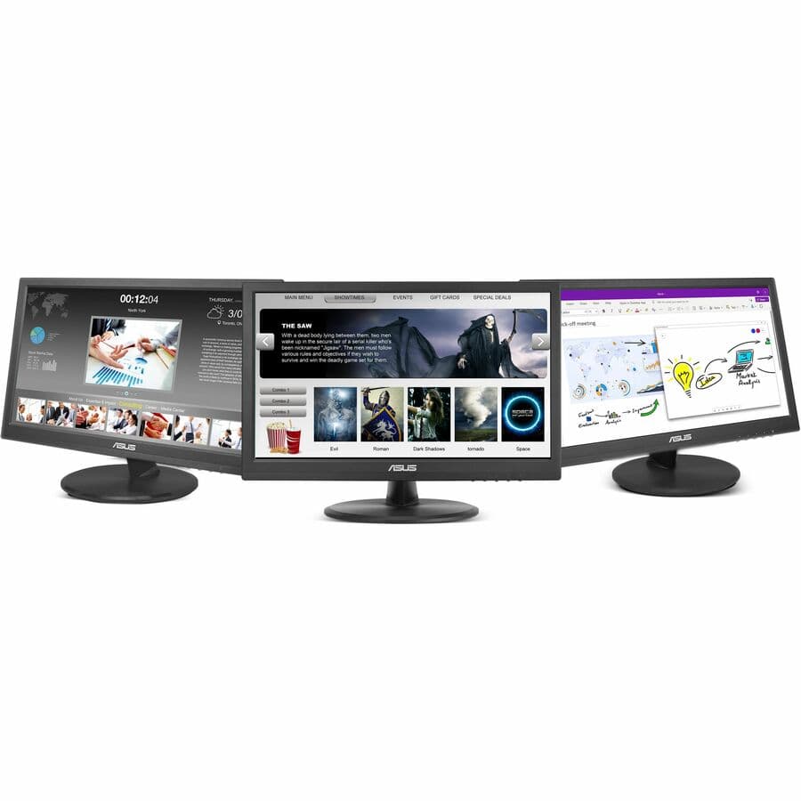 ASUS VT169HE 15.6-inch IPS touch monitor with Full HD resolution for POS and kiosk use