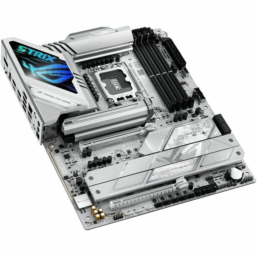 ASUS ROG STRIX Z890-A GAMING WIFI ATX motherboard with LGA 1851, WiFi 7, and 5 M.2 slots