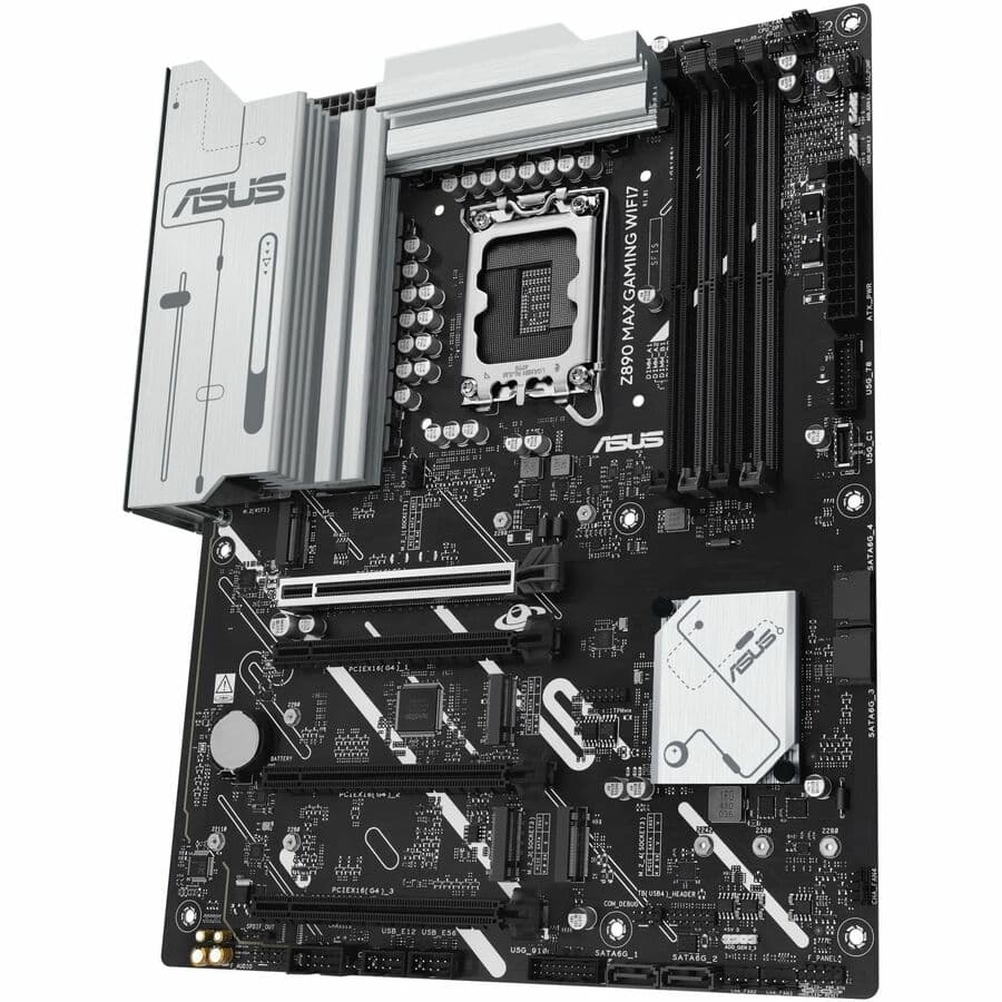 ASUS Z890 MAX GAMING WIFI7 ATX motherboard with Intel Z890 and Wi-Fi 7