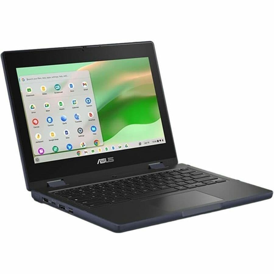 ASUS Chromebook with 11.6-inch HD touchscreen, Intel N150, and grey finish