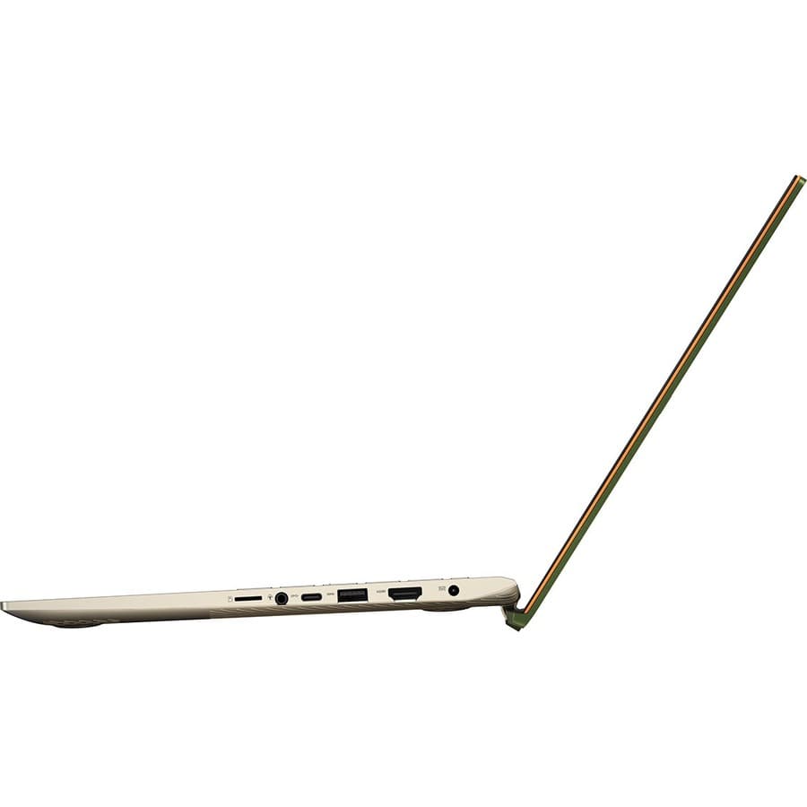 ASUS S532FA-DH55-GN laptop in green with 15.6-inch Full HD anti-glare display and narrow border