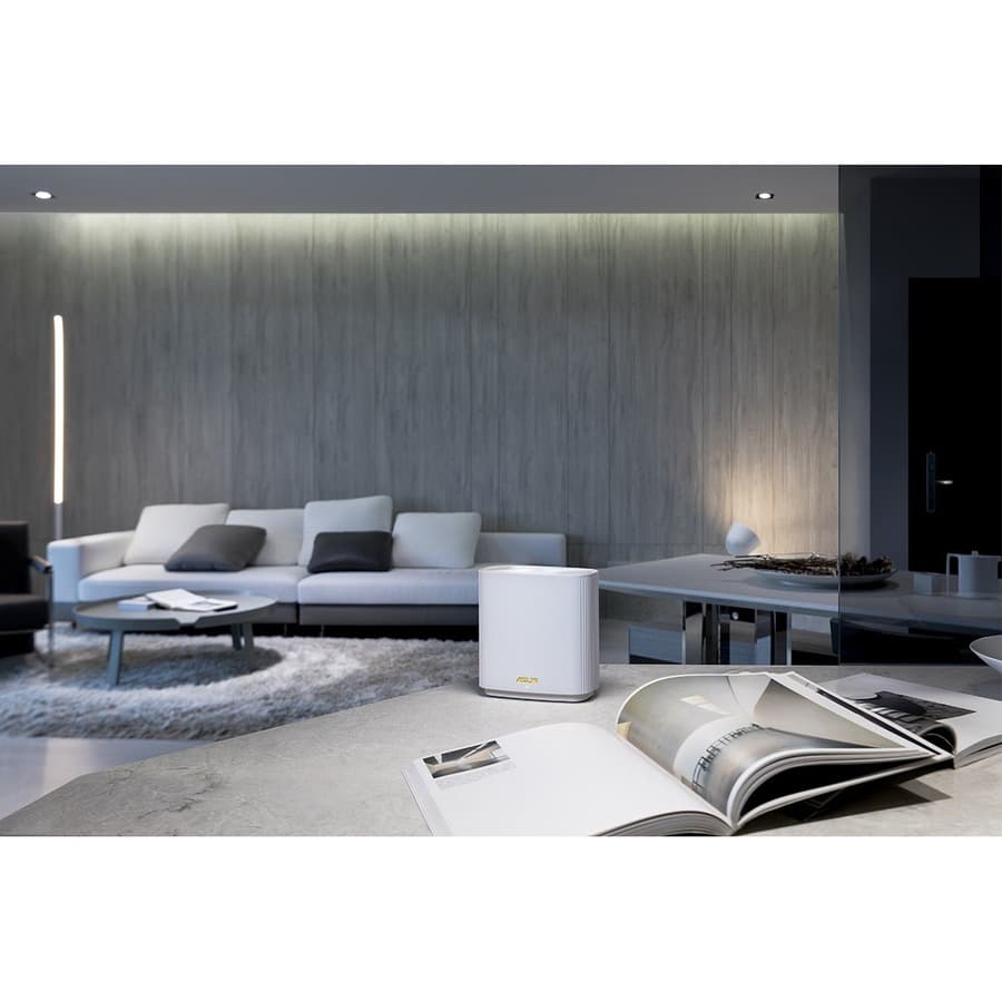 ASUS ZenWiFi AX whole-home tri-band mesh Wi-Fi 6 system for larger homes