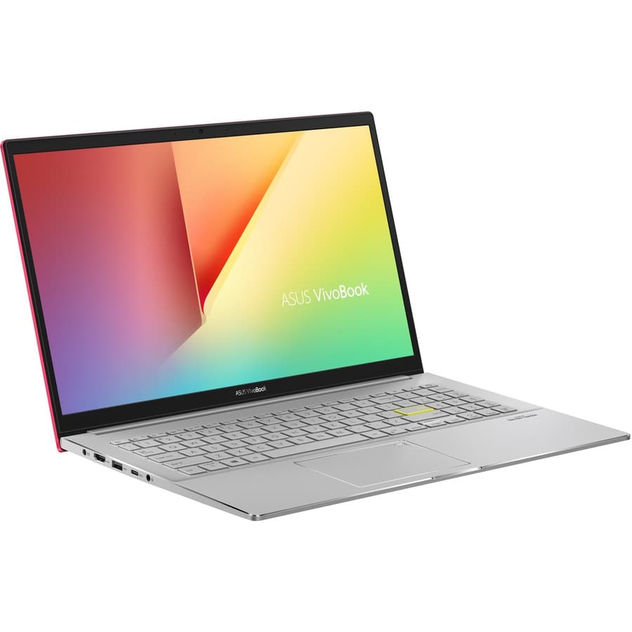 ASUS VivoBook S15 thin and light notebook with 15.6 inch display, Intel Core i5-1135G7, 8 GB RAM, and 512 GB SSD