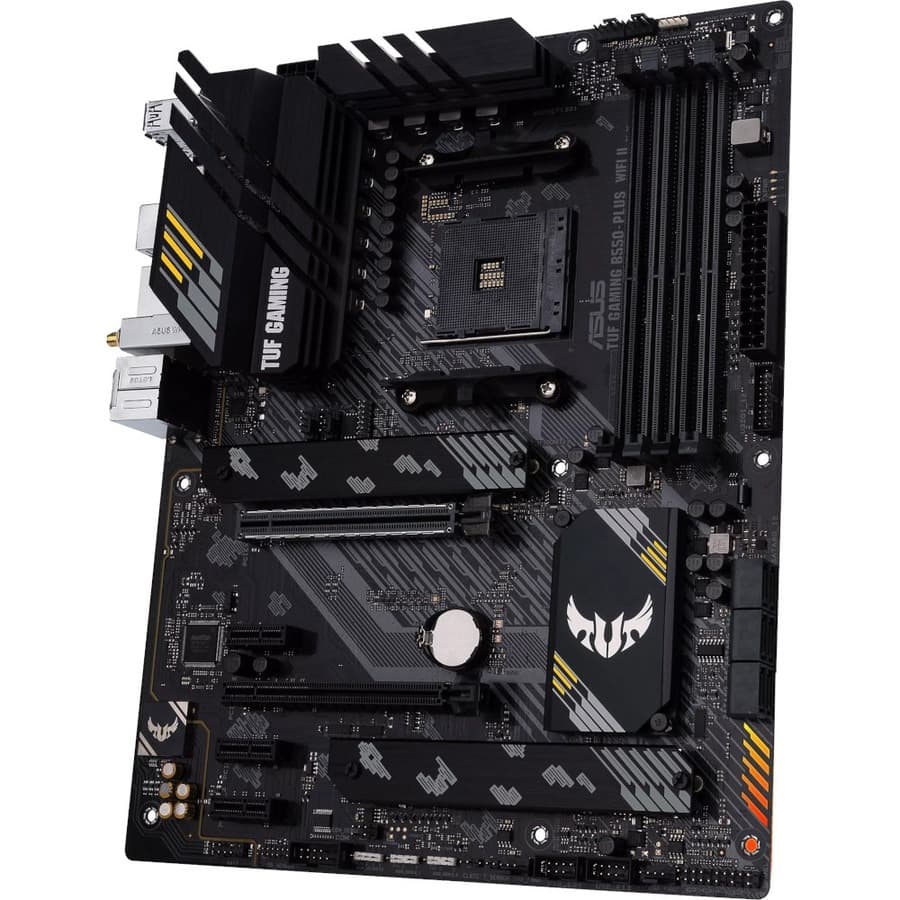 ASUS TUF GAMING B550-PLUS WIFI II ATX motherboard for AMD AM4 Ryzen systems