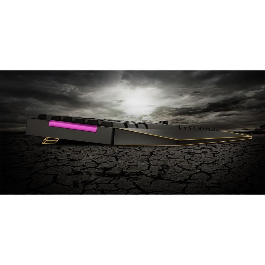 ASUS TUF Gaming K1 RGB wired keyboard with dedicated volume knob and spill-resistant design