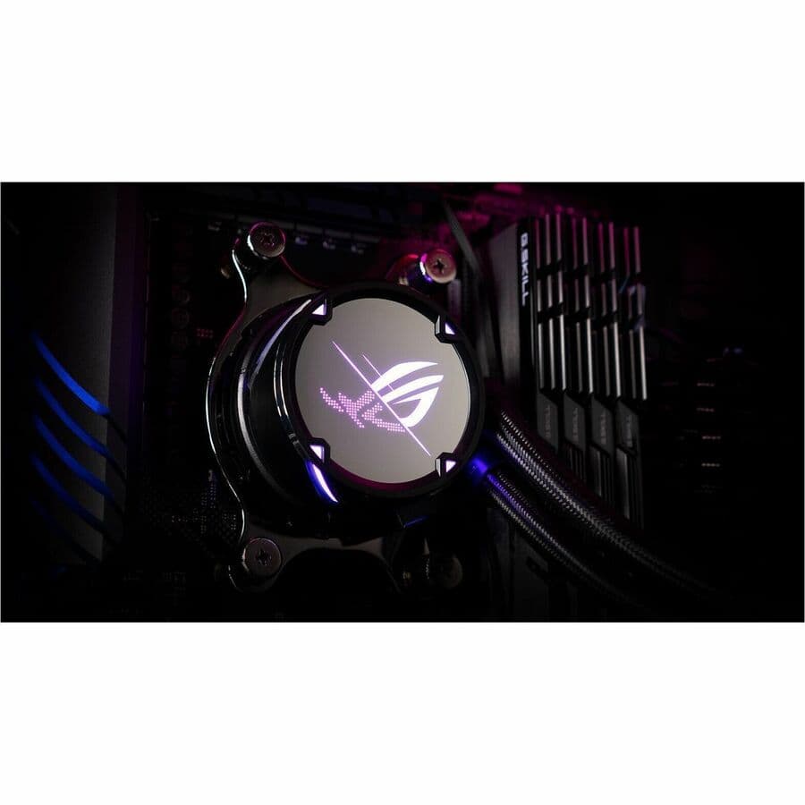 ASUS ROG STRIX LC II 360 ARGB white 360 mm AIO liquid CPU cooler