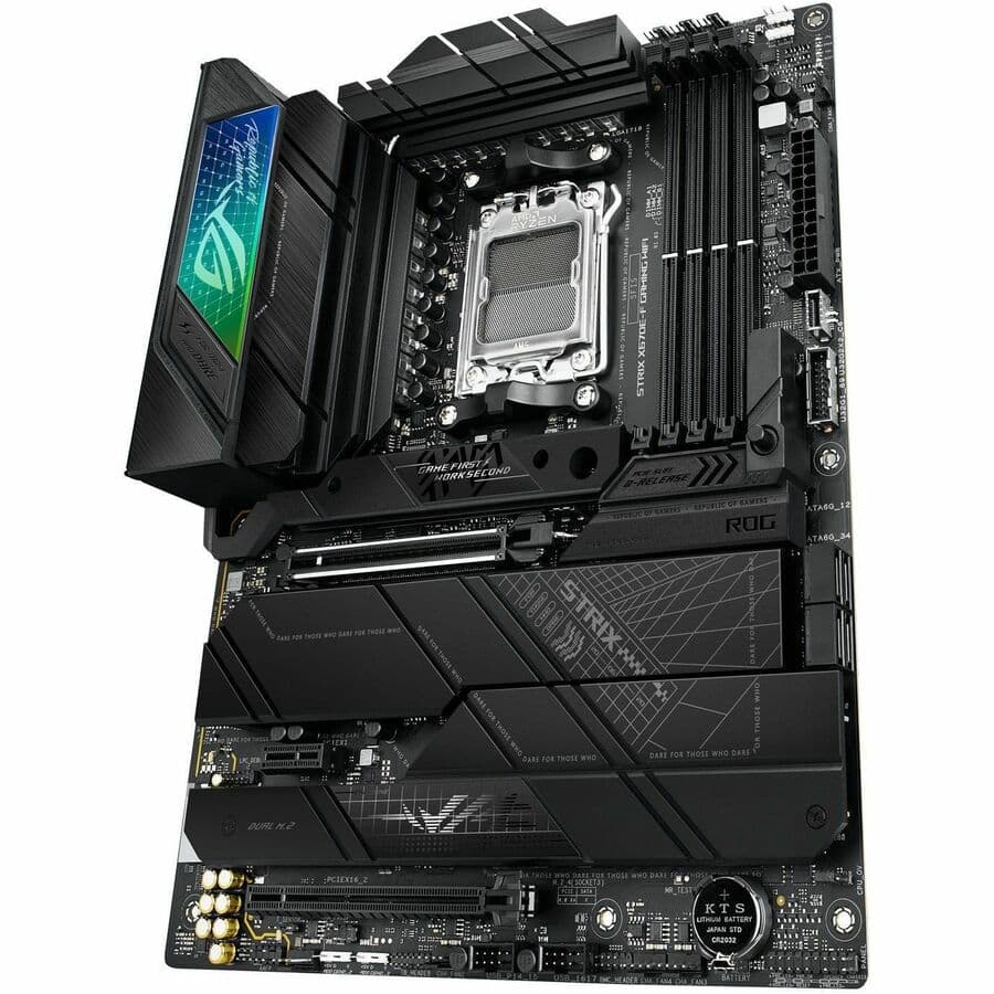ASUS ROG Strix X670E-F Gaming WiFi ATX motherboard for AMD AM5 and DDR5
