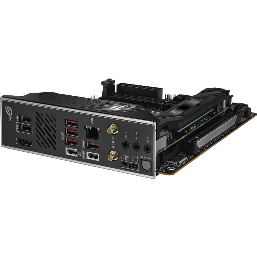 ASUS ROG STRIX B650E-I GAMING WIFI mini-ITX motherboard with Wi‑Fi 6E and DDR5 support