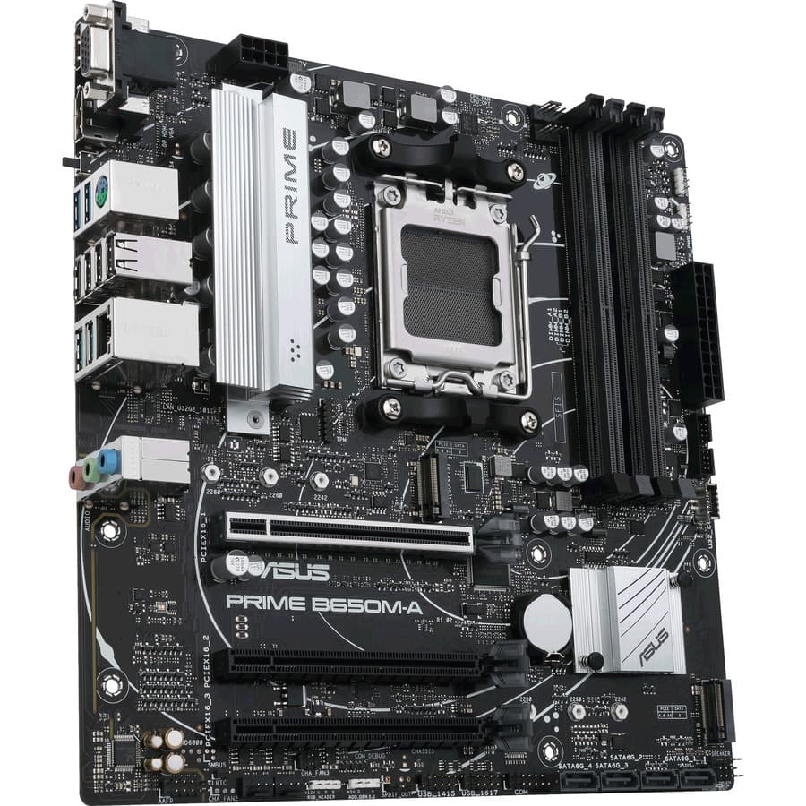 ASUS PRIME B650M-A-CSM micro-ATX motherboard for AMD Ryzen processors with AM5 and DDR5 support