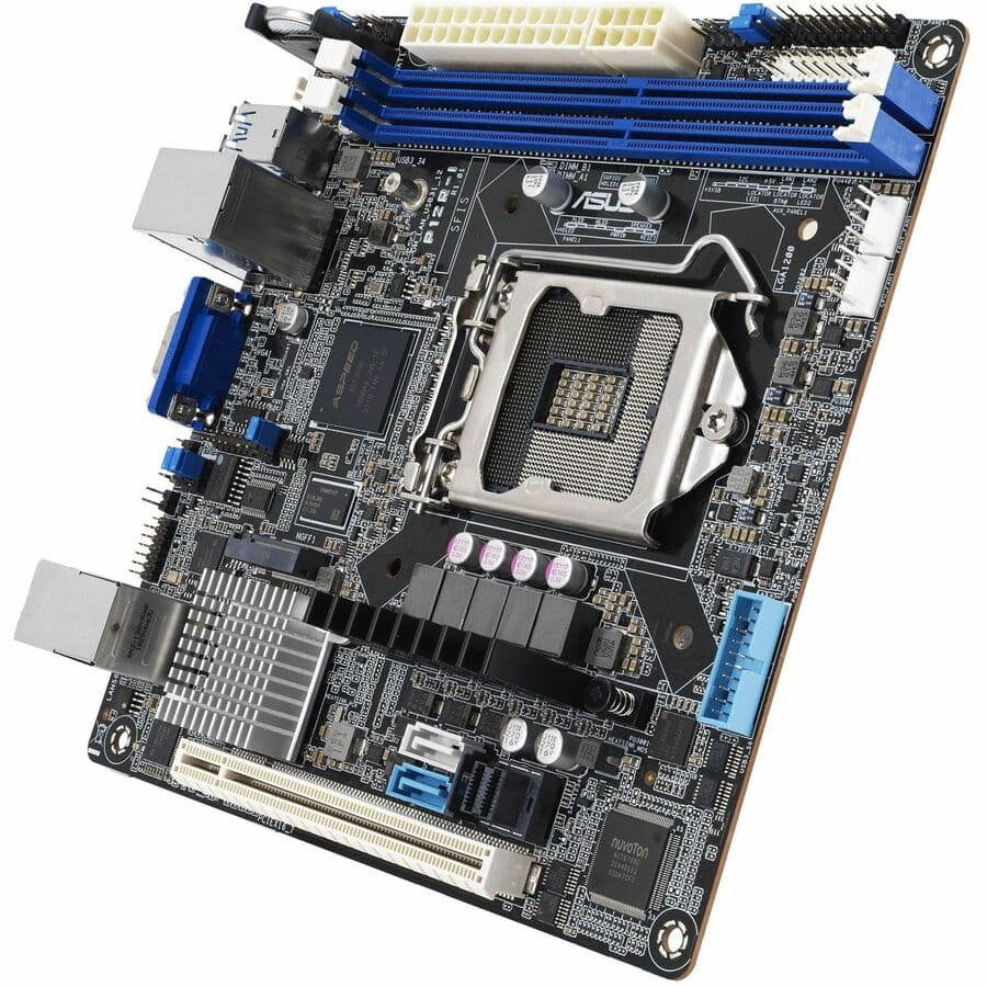 ASUS P12R-I Intel Xeon E-2300 Mini ITX rack-optimized motherboard