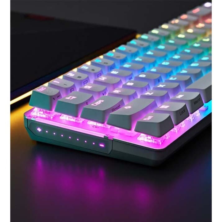 ASUS ROG Falchion Ace NXRD WHT 65% wired RGB mechanical gaming keyboard with white finish