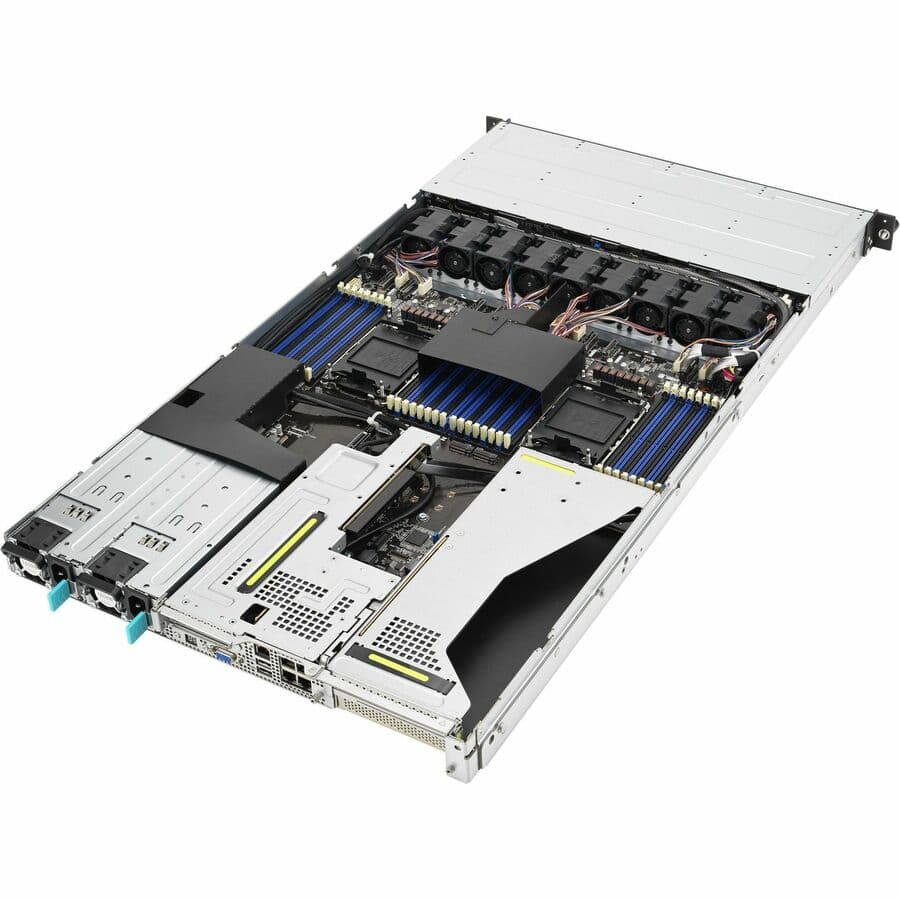 ASUS RS700-E11-RS4U-16W10 1U rack server with 32 DIMM support and 4 NVMe bays