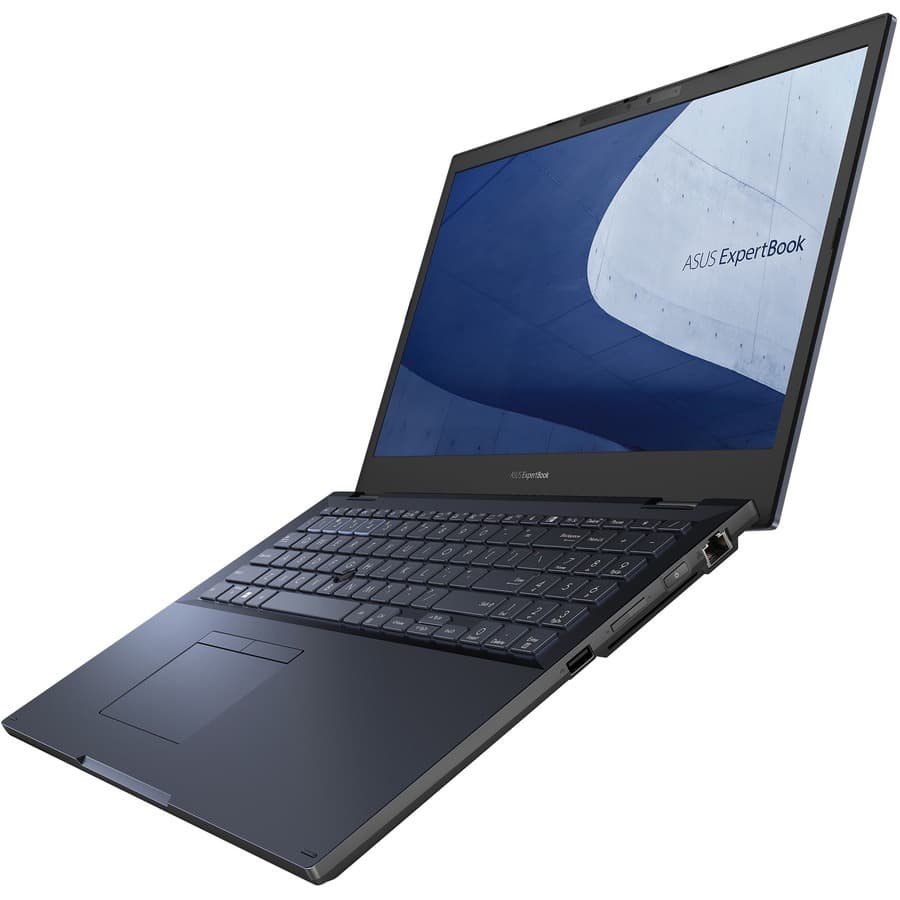 ASUS ExpertBook B2 business notebook with 15.6-inch display, Intel Core i7-1360P, 16 GB RAM, and 512 GB SSD