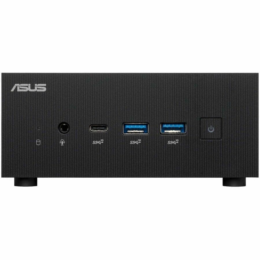 ASUS PN64 mini PC with 13th Gen Intel Core, Intel Iris Xe Graphics, and compact black chassis