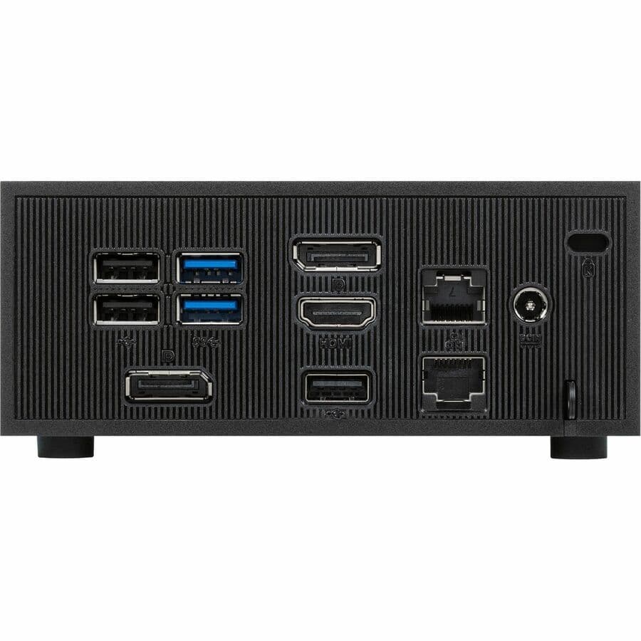 ASUS ExpertCenter PN42 fanless mini PC with Intel N100, 4 GB RAM, 128 GB SSD, WiFi 6, and VESA mount support