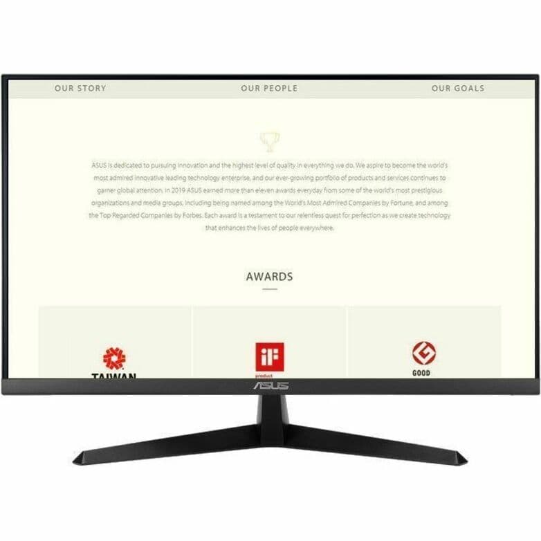 ASUS VY279HF 27-inch Full HD IPS monitor with 100 Hz refresh for eye comfort and productivity