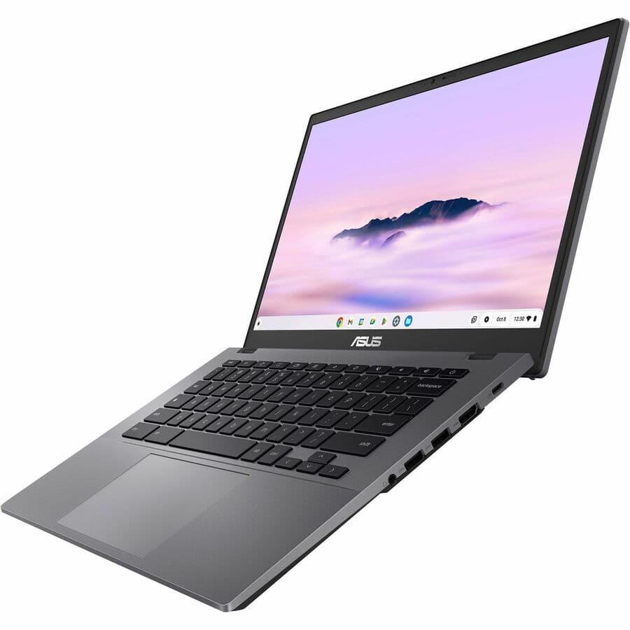 ASUS Chromebook Plus Enterprise CX3402CBA in grey with 14-inch Full HD display