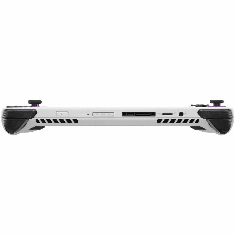 ASUS ROG Ally handheld gaming PC in white with 7.0-inch FHD touch display