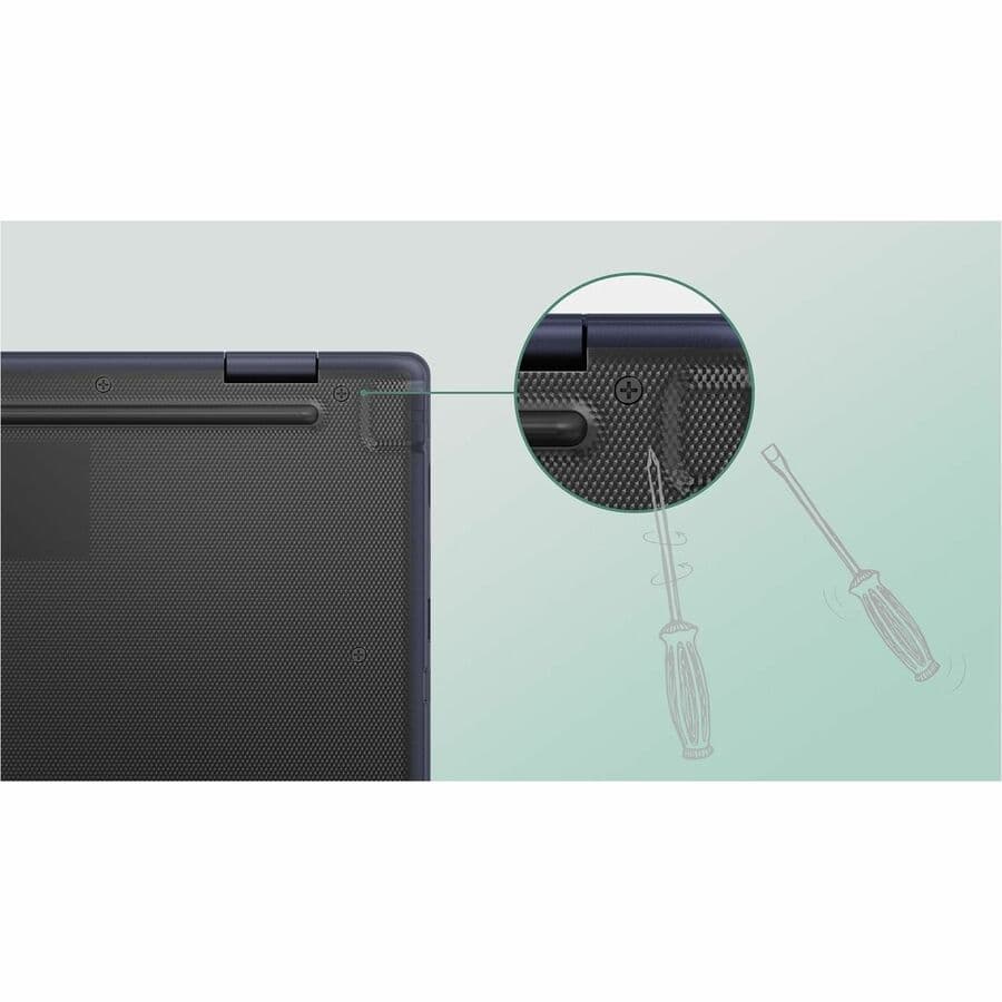 ASUS Chromebook CZ1104CM2A-YZ84 with 11.6-inch HD non-touch display in grey