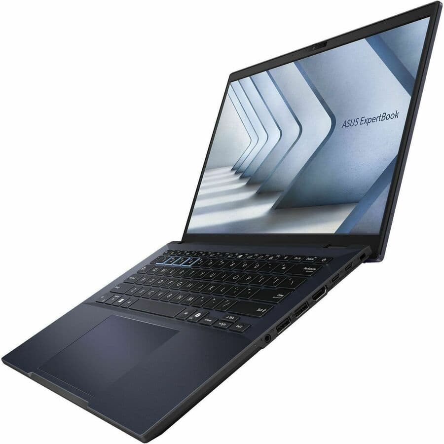ASUS ExpertBook 14-inch business laptop with Intel Core Ultra 7, 16 GB RAM, and 512 GB SSD